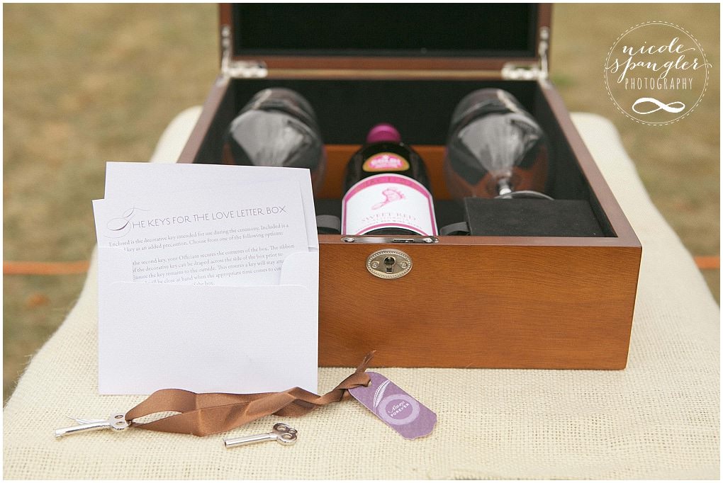 Wine Box Wedding Ceremony